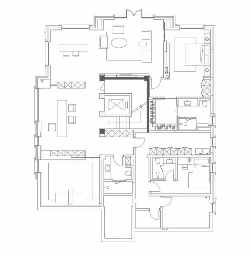 600㎡极致高级灰别墅