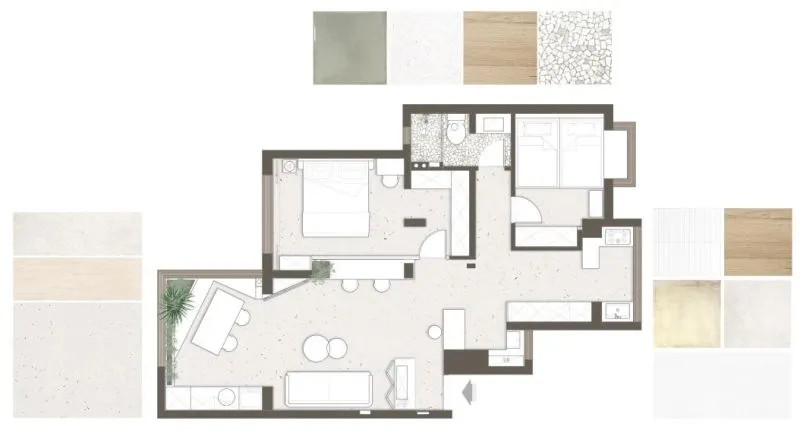 “书迷”教师夫妻的复古家,客厅卧室打通,餐厅放阳台,90㎡显大3倍!美呆!