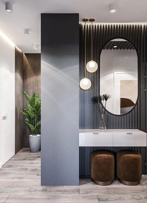 100个·轻奢系入户玄关设计