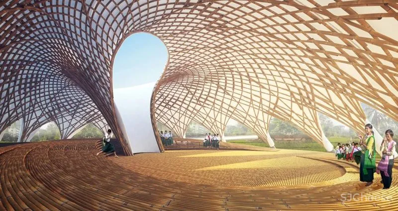 曾师从扎哈,他打造的治愈系山顶度假屋是神仙住的地方