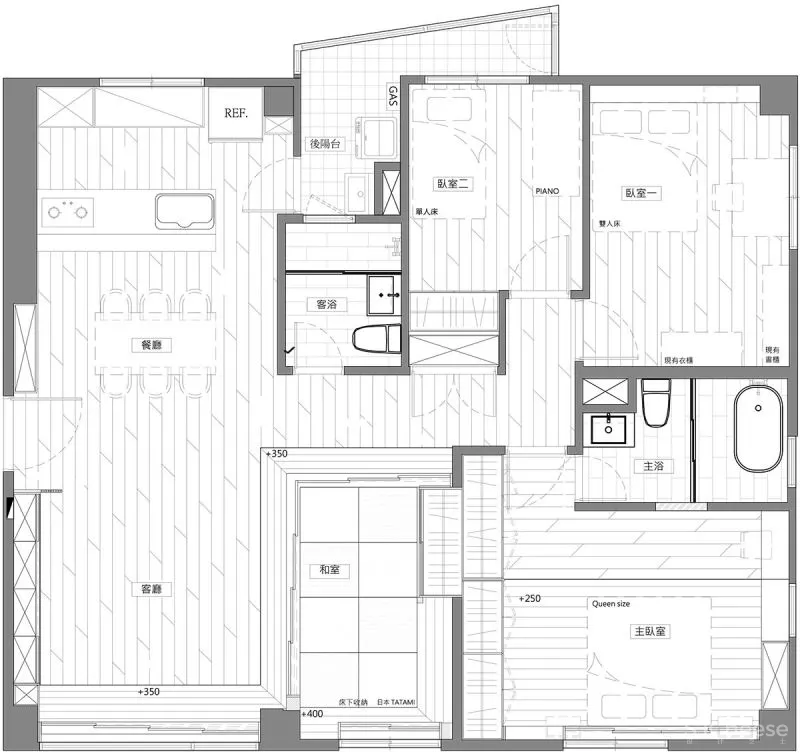 108㎡日式和风,障子门 榻榻米,打造“书香”亲子宅!