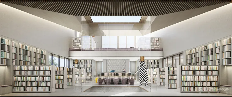 苏州图书馆入驻!这座 2600 ㎡ 售楼处将光线与建筑融合到极致