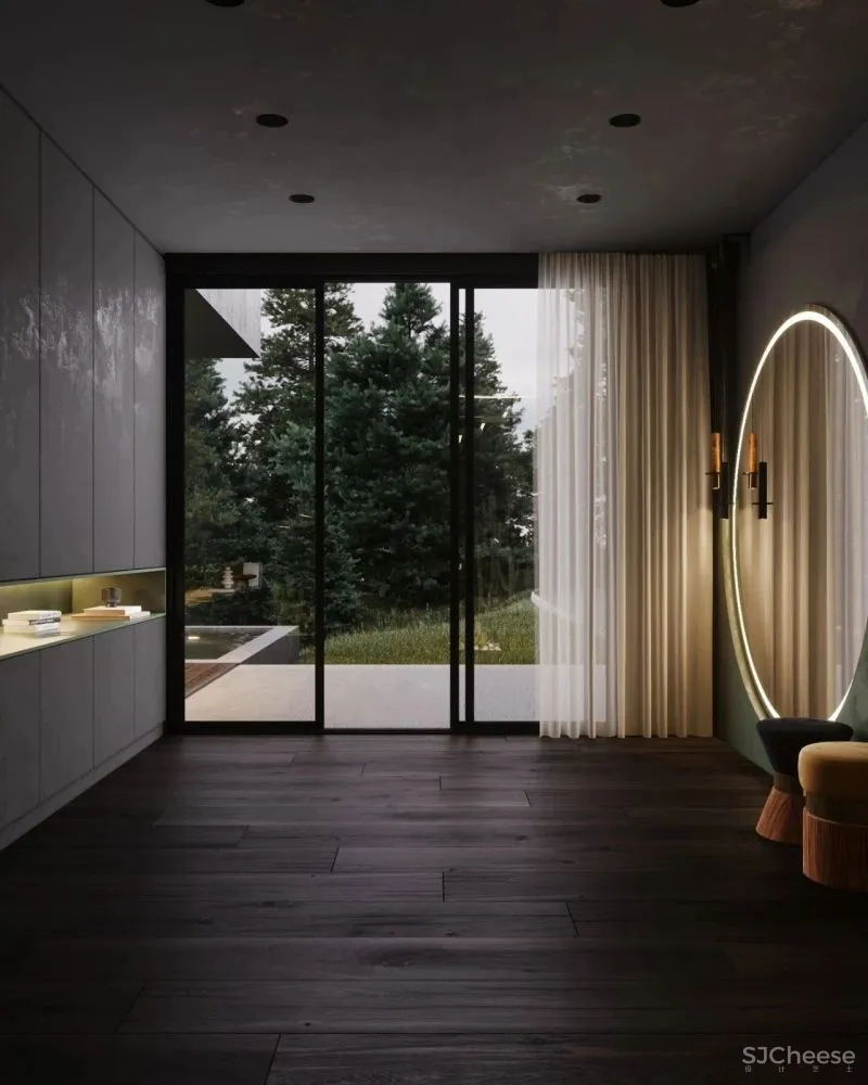 250㎡高级黑别墅,定义奢华