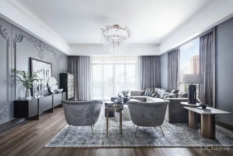 梁志天作品:万科安品园舍别墅,文雅和畅的当代写意 !