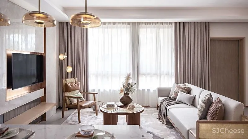 EHOO易虎设计 × 北海彰泰白鹭湾叠墅样板间:自然栖息,于江海之畔