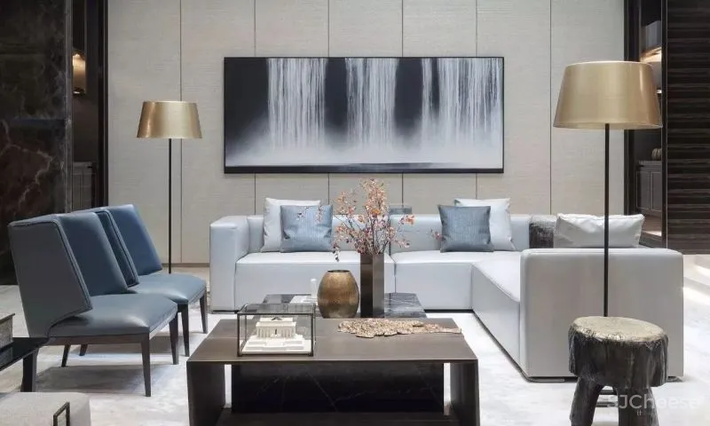 梁志天作品:万科安品园舍别墅,文雅和畅的当代写意 !