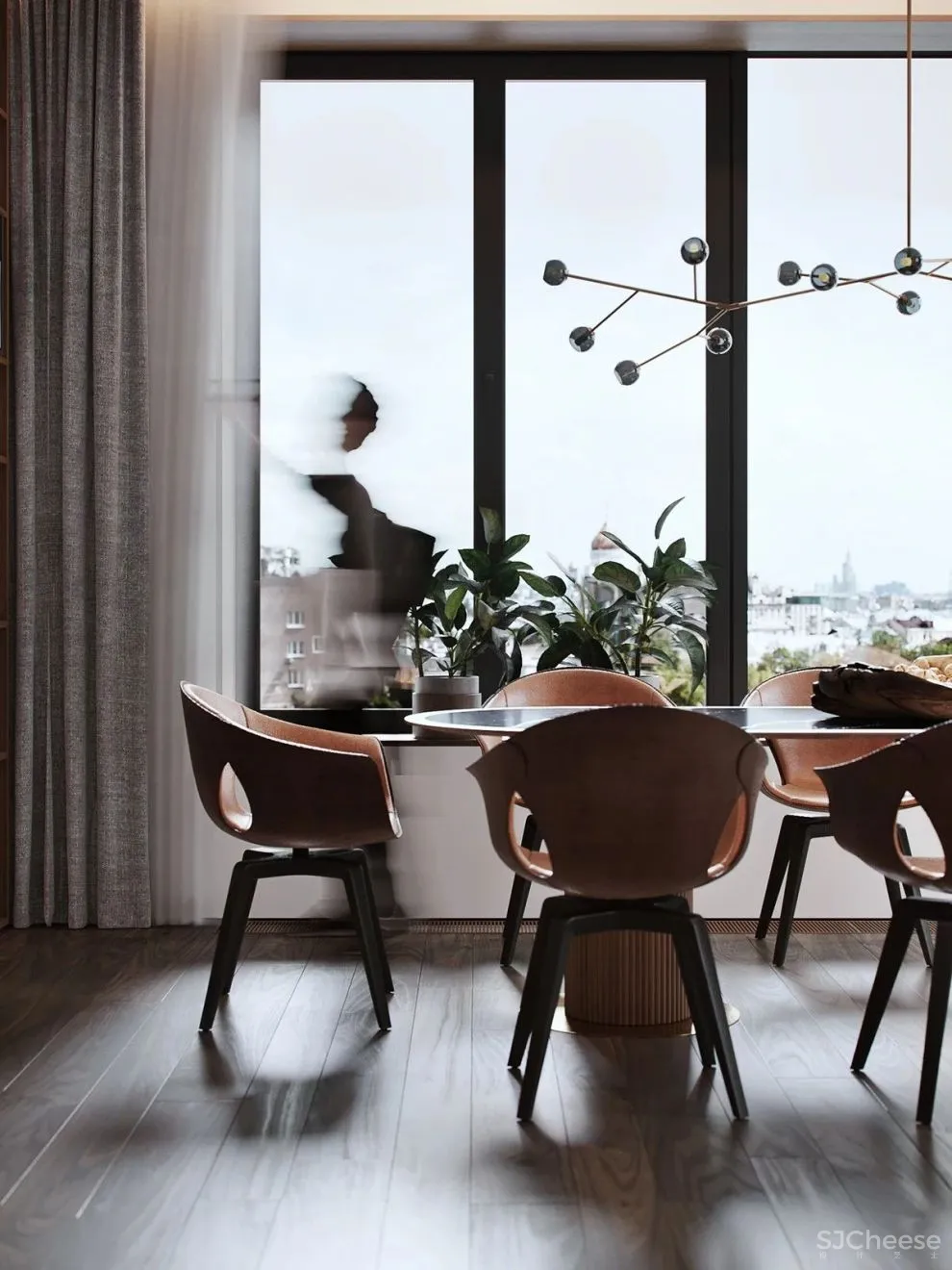 125㎡简约设计,将温婉与时尚融会贯通!