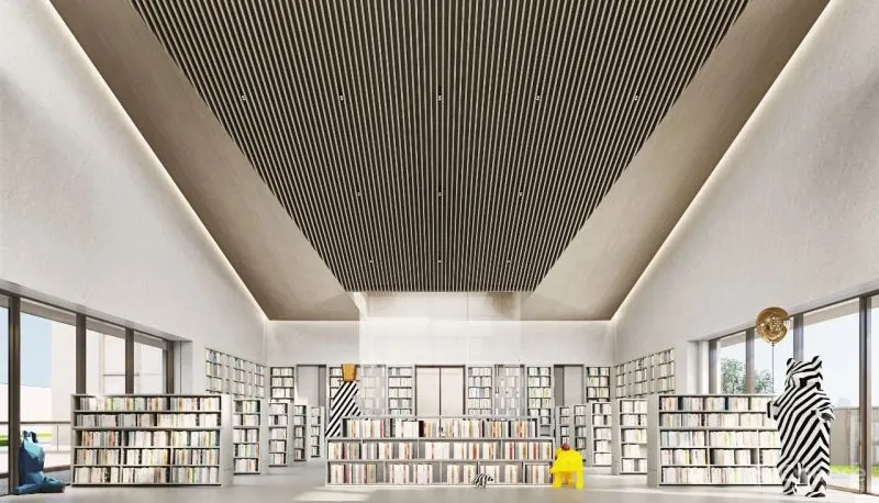 苏州图书馆入驻!这座 2600 ㎡ 售楼处将光线与建筑融合到极致
