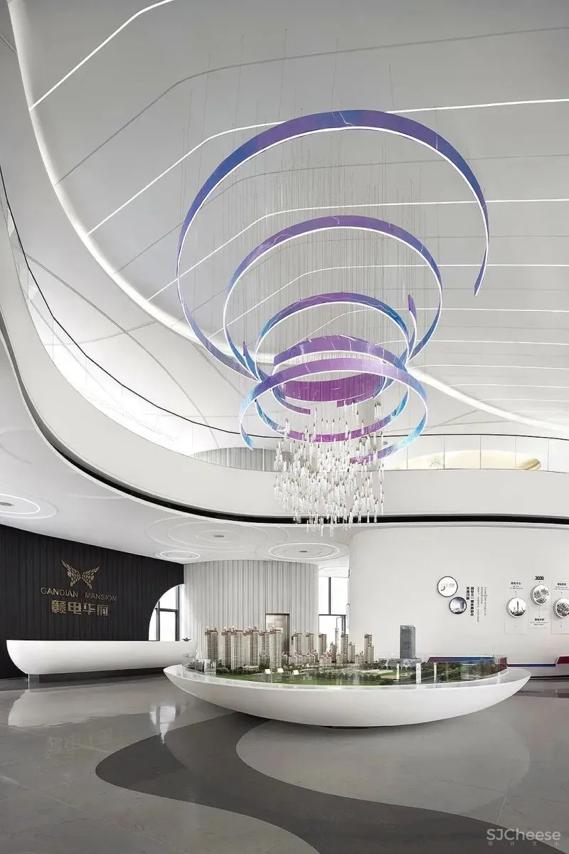 天空之境，自由起舞 ：赣电华府营销中心 六艺源设计