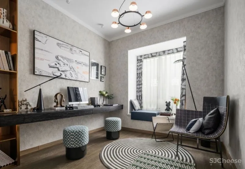 EH DESIGN 空间 缤纷生活、斑斓艺术 —— 金地金茂九峯府样板间4套