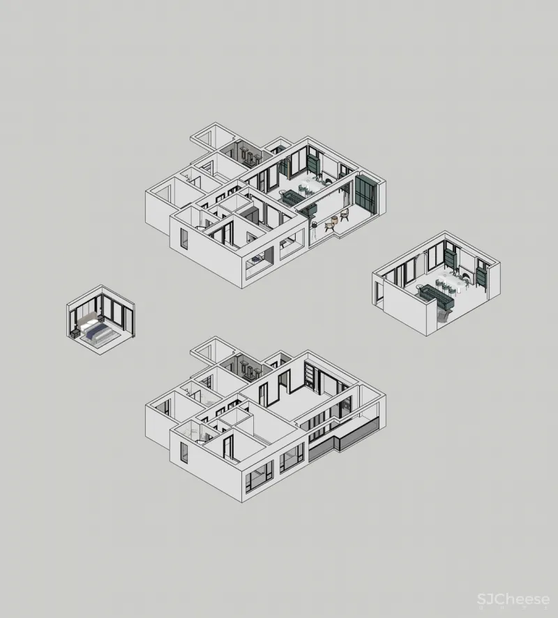 典雅浅灰,诠释法式的随性与浪漫 观白设计