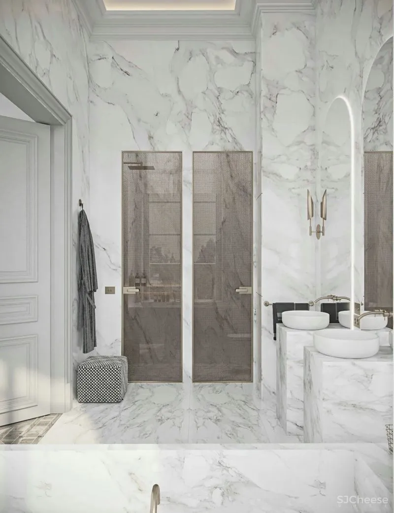 2021,高颜值的卫生间,如何设计?