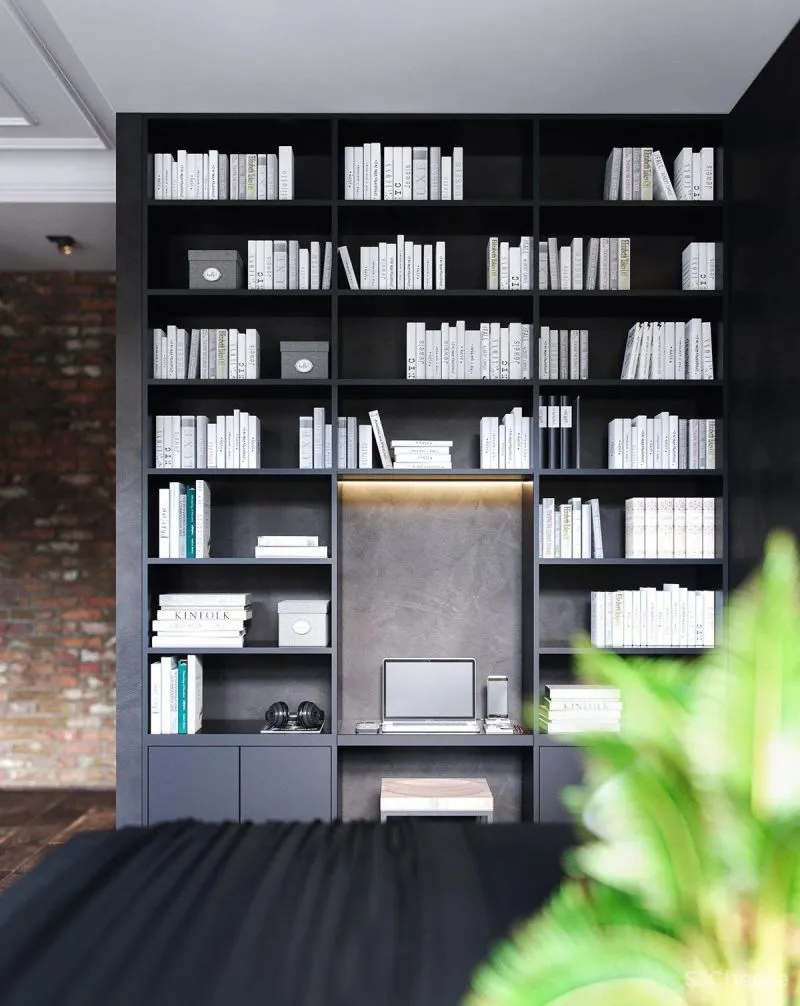 小户型工业风住宅,这个材质太有质感了!