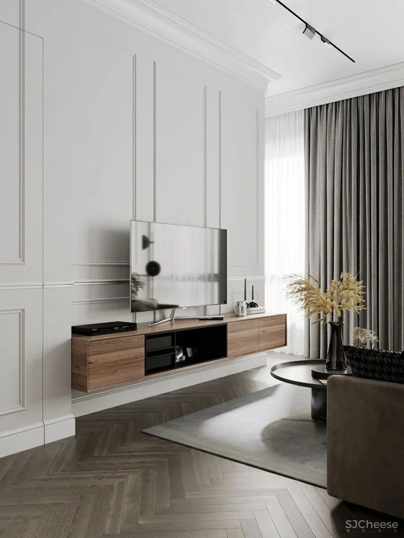 120㎡原木 白色,气质非凡!