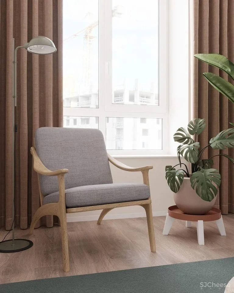 68㎡一居室这样布局,合理利用每个角落空间