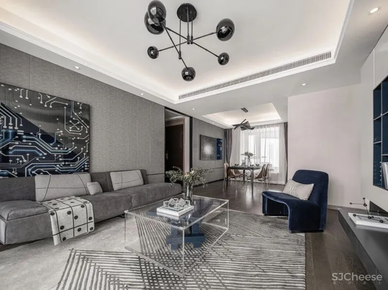 EH DESIGN 空间 缤纷生活、斑斓艺术 —— 金地金茂九峯府样板间4套