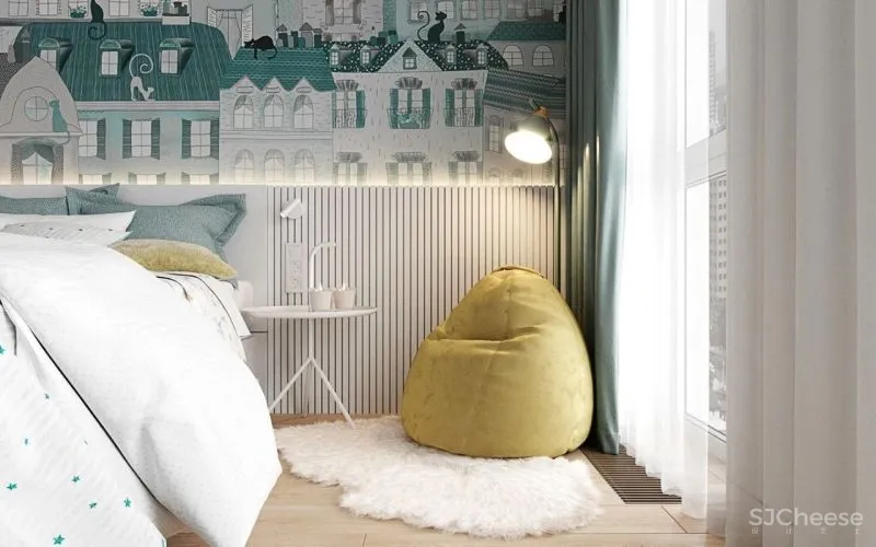 现代简约:一厅三室,灰色 木色,高级!