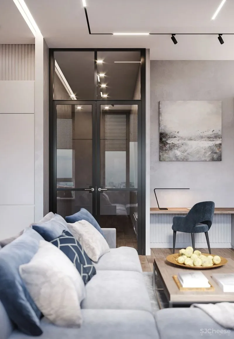 106㎡三居室，质感轻奢！