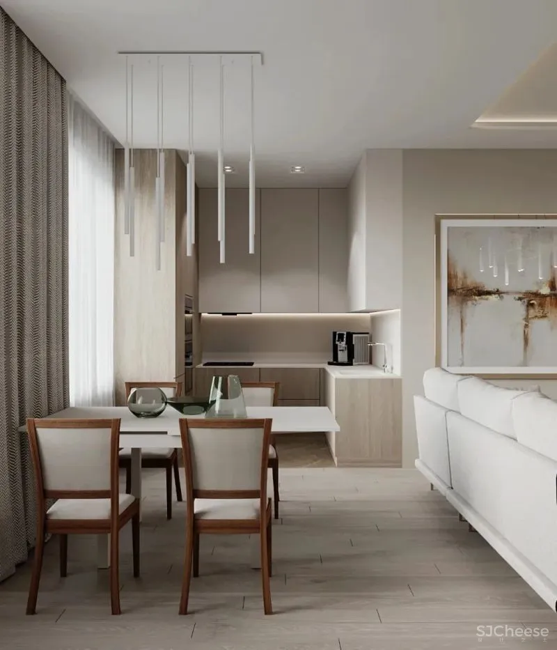 110㎡简约私宅，开放式布局下的纯享空间！