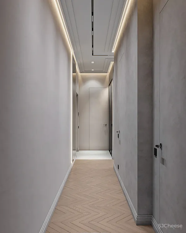 87㎡ 一室户,隐藏式灯光这样用,高级又显质感