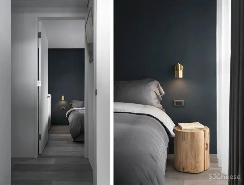 99㎡一家四口的家,灰感轻奢,优雅极致