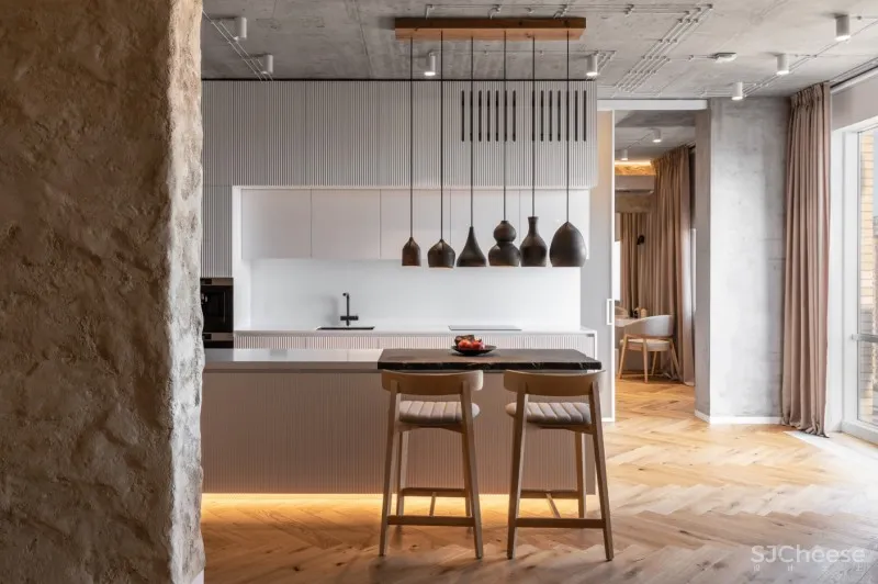 乡村公寓,原始和现代的经典碰撞