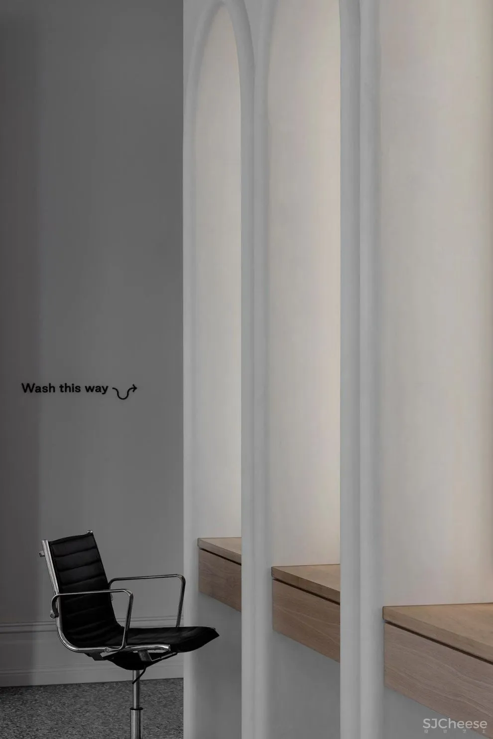 古典优雅和当代极简主义的美发沙龙,墨尔本