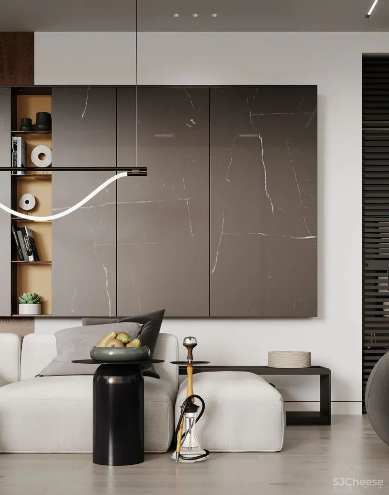 305㎡顶层公寓,用原木打造轻奢质感!