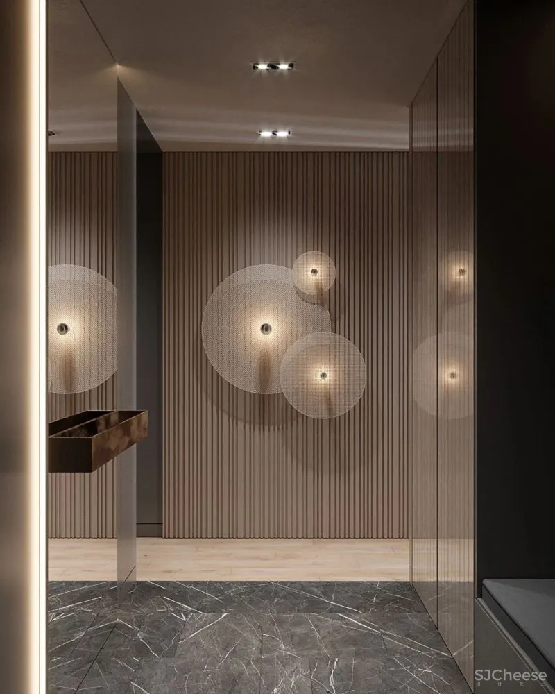 现代简约:一厅三室,灰色 木色,高级!