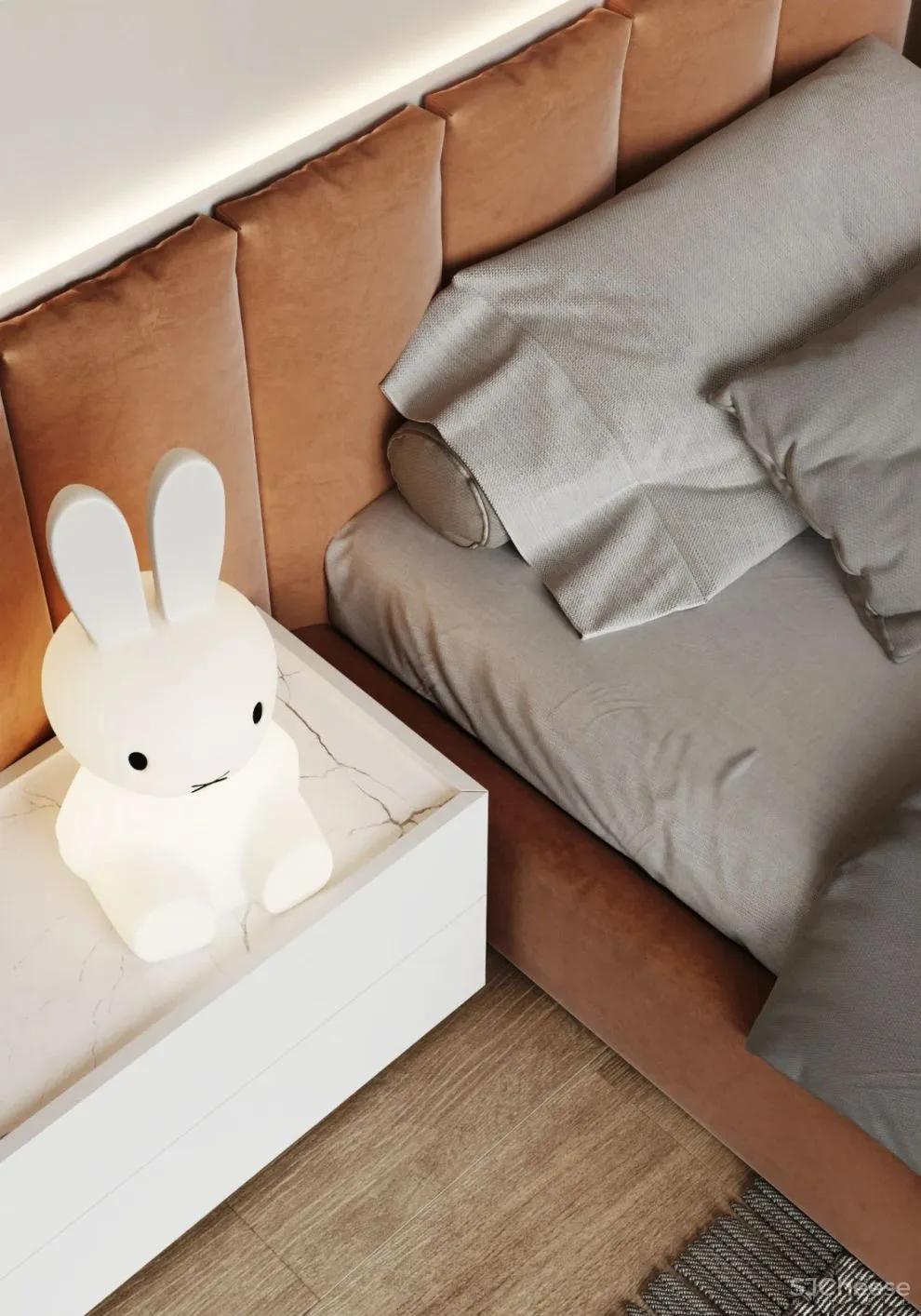 105㎡简约公寓，这么装能让厨房变「隐形」、客厅瞬间大一倍！