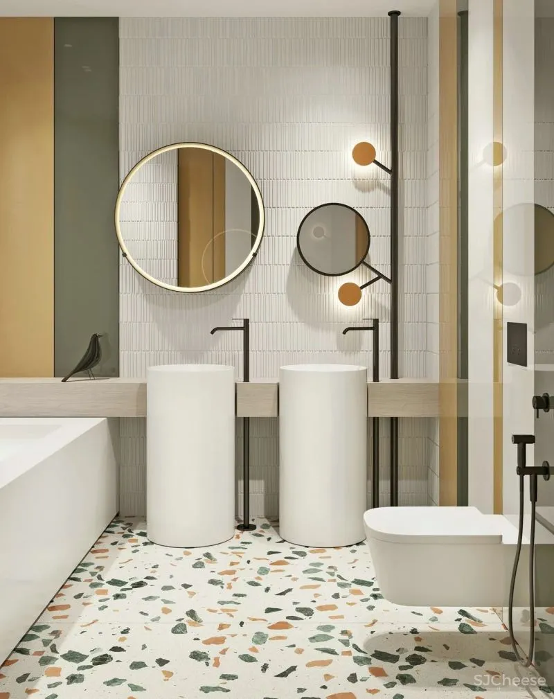 2021,高颜值的卫生间,如何设计?