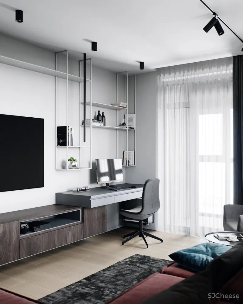 86㎡ 两居室,双阳台+分离式卫浴,住着真舒心!