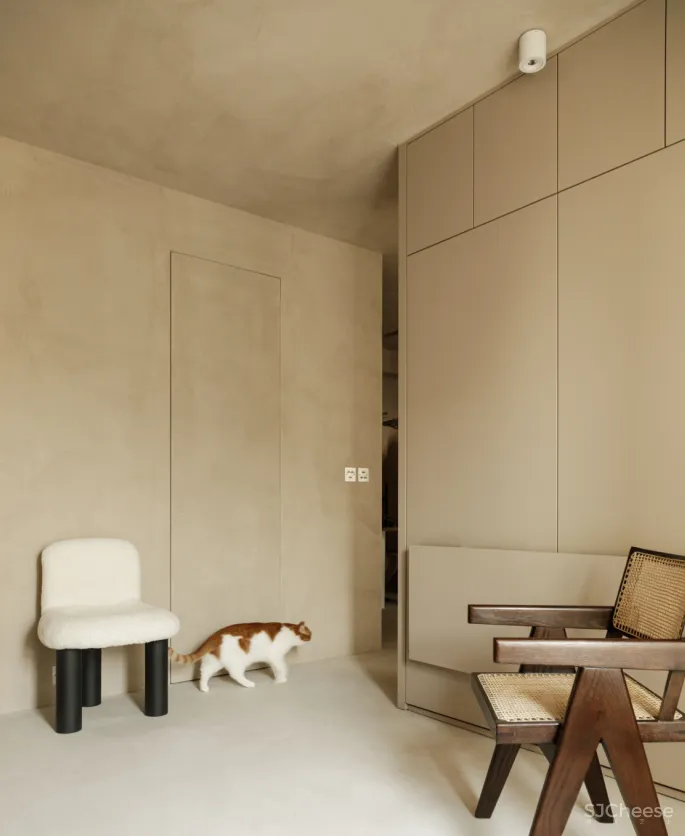 64㎡也能实现顶配侘寂风?