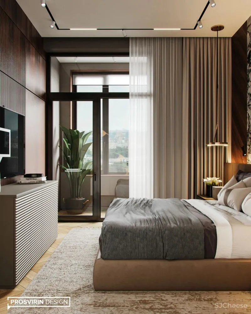 90㎡现代轻奢,营造舒适温暖感!