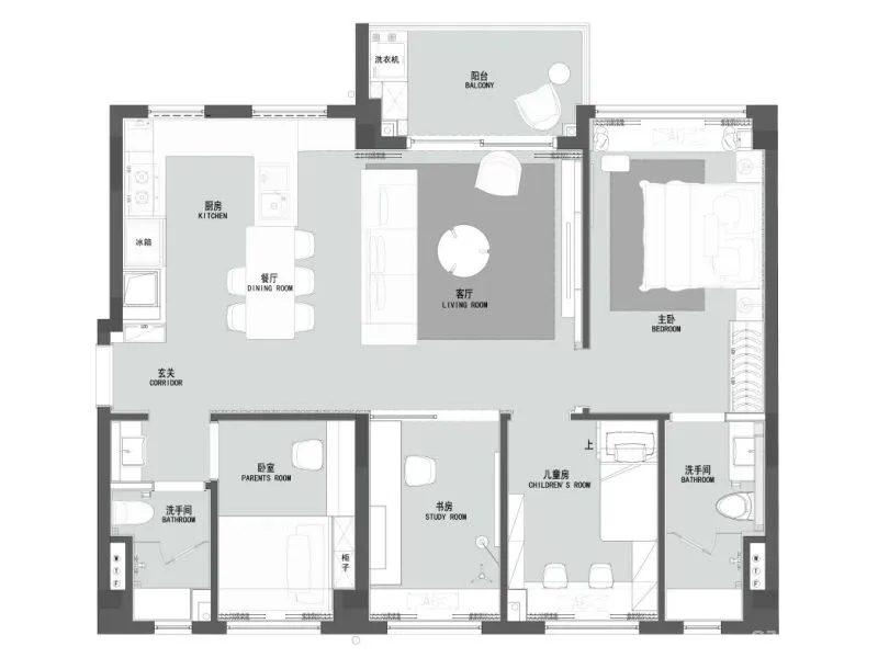 丰屋设计 温馨间雅 秋澜似梦