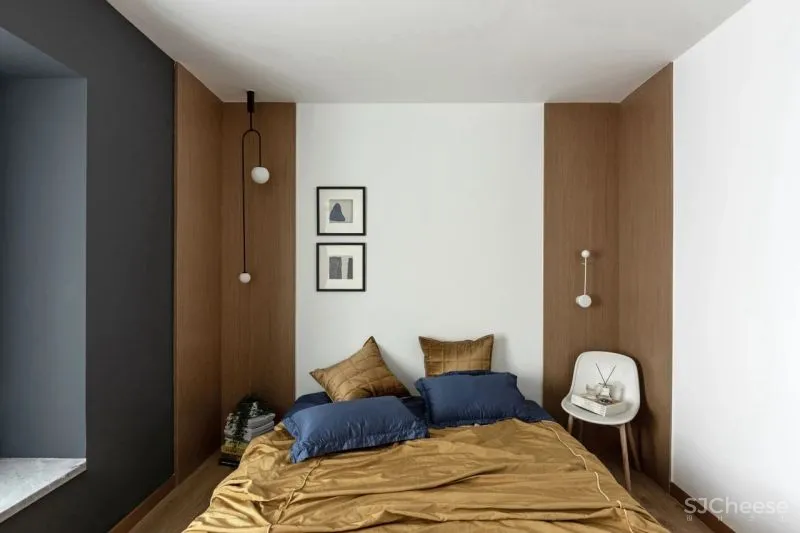 如何把宋朝装进家？136㎡两室“碰瓷”《清平乐》配色，胭脂红、浅棕黄，让人1秒穿越