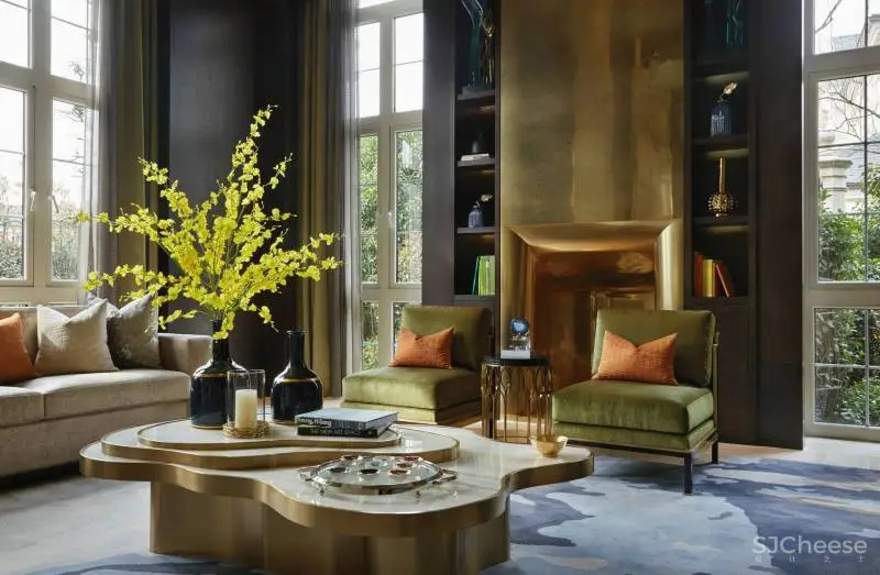 梁志天作品:万科安品园舍别墅,文雅和畅的当代写意 !