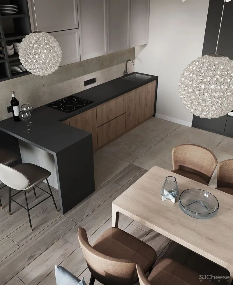 67㎡两居室，三口之家的温馨美宅！