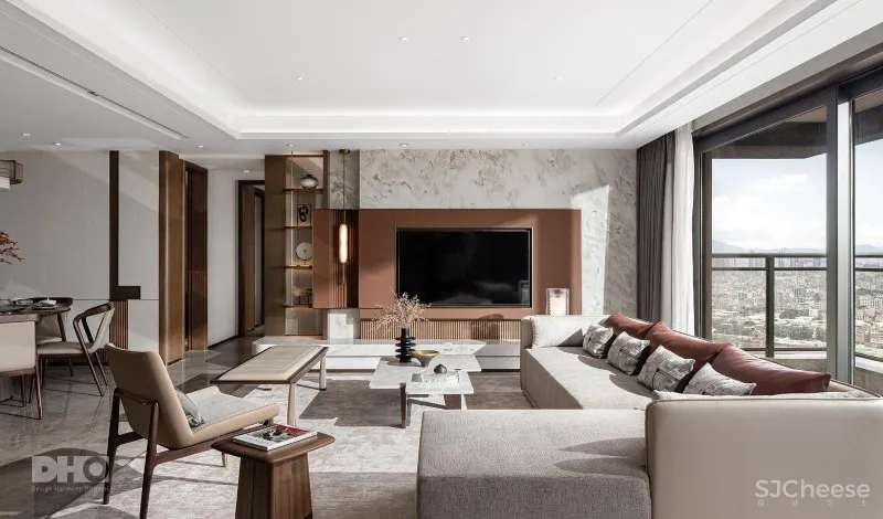 DHO国际设计|品东方典雅 奏礼乐春秋 大平层样板间