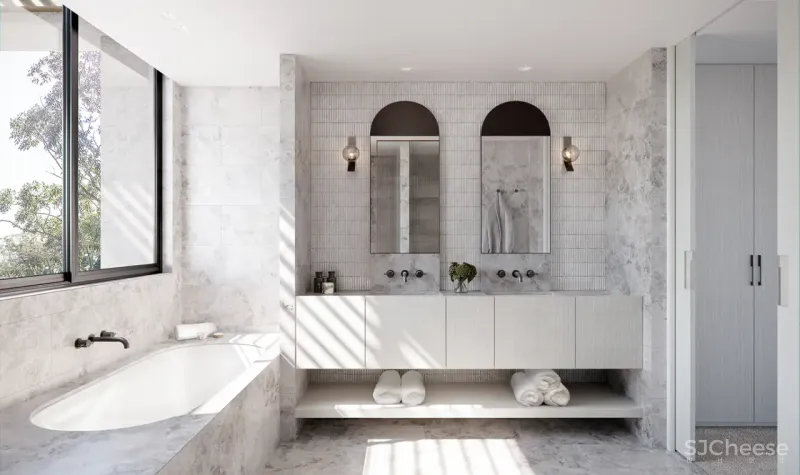 每套户型都不同的住宅楼,不一样设计一样的简洁美