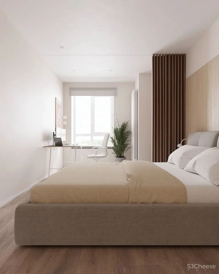 68㎡一居室这样布局,合理利用每个角落空间