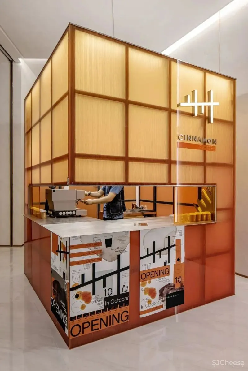 商业空间:肉桂咖啡,咖啡和设计都很有想法 图盈拓新