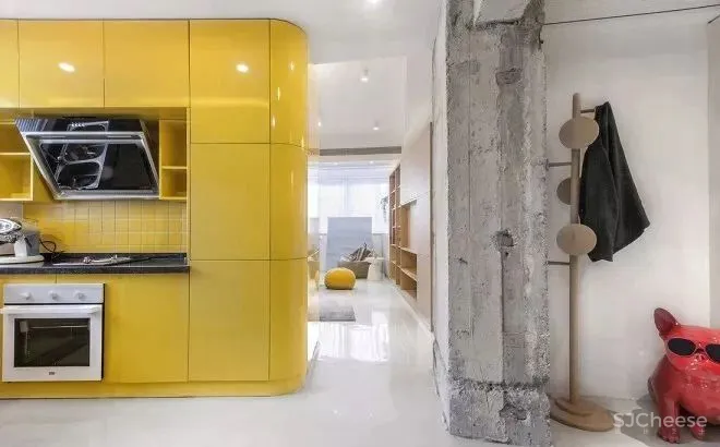 他把48㎡房子旋转了10°,实用功能应有尽有,简直是完美逆袭!