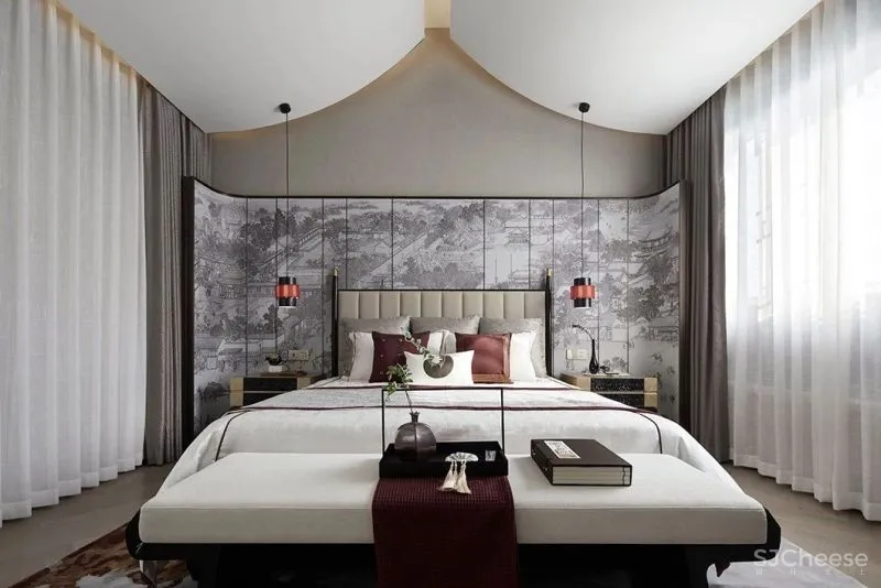 新中式 中国红,超美的东方设计!