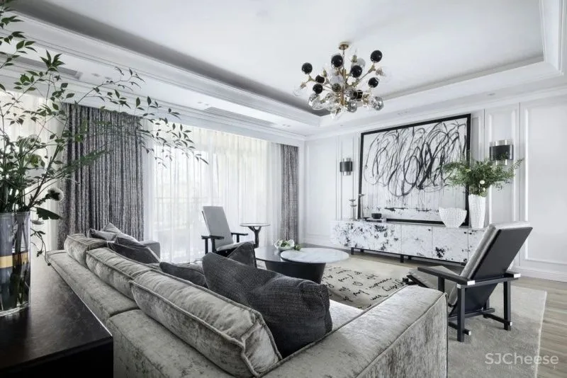 梁志天作品:万科安品园舍别墅,文雅和畅的当代写意 !