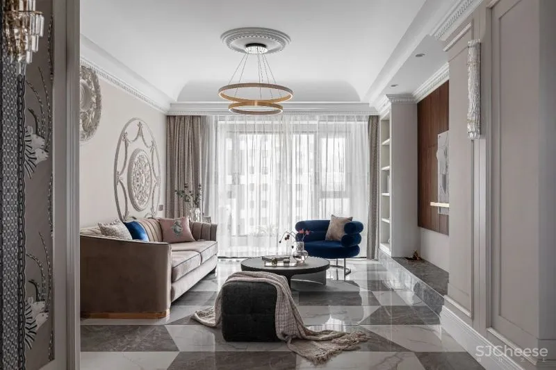 石膏灯盘上墙,这个家美的不像话 花漾美作