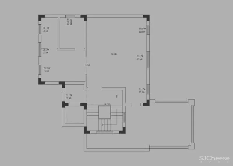 一野设计:原木、大理石、高级灰,诠释500㎡极简墅居