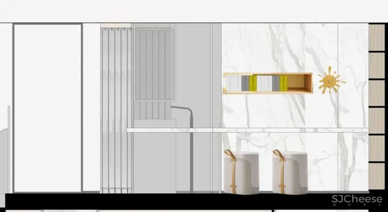 EH DESIGN 空间 45㎡，也能给你一个温暖的家