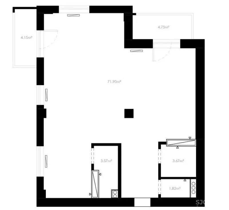 86㎡ 两居室,双阳台+分离式卫浴,住着真舒心!