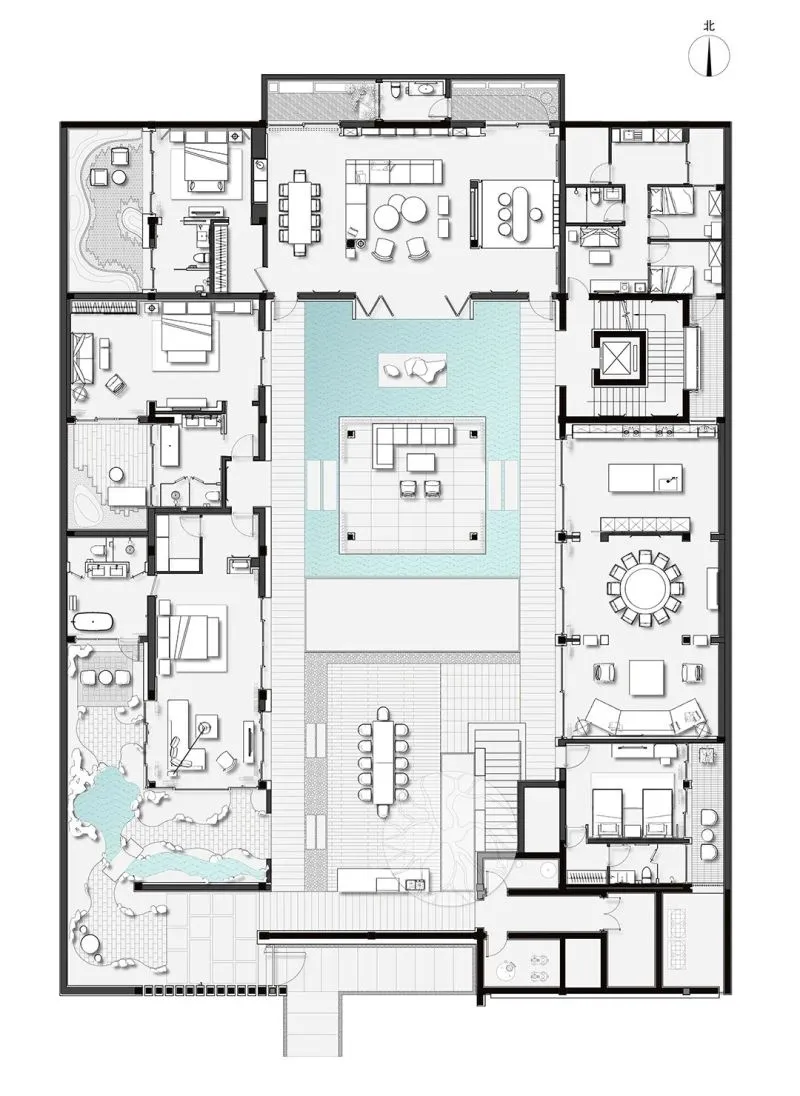 无域空间 结庐在人境,三亚 1100㎡ 顶级度假别墅设计